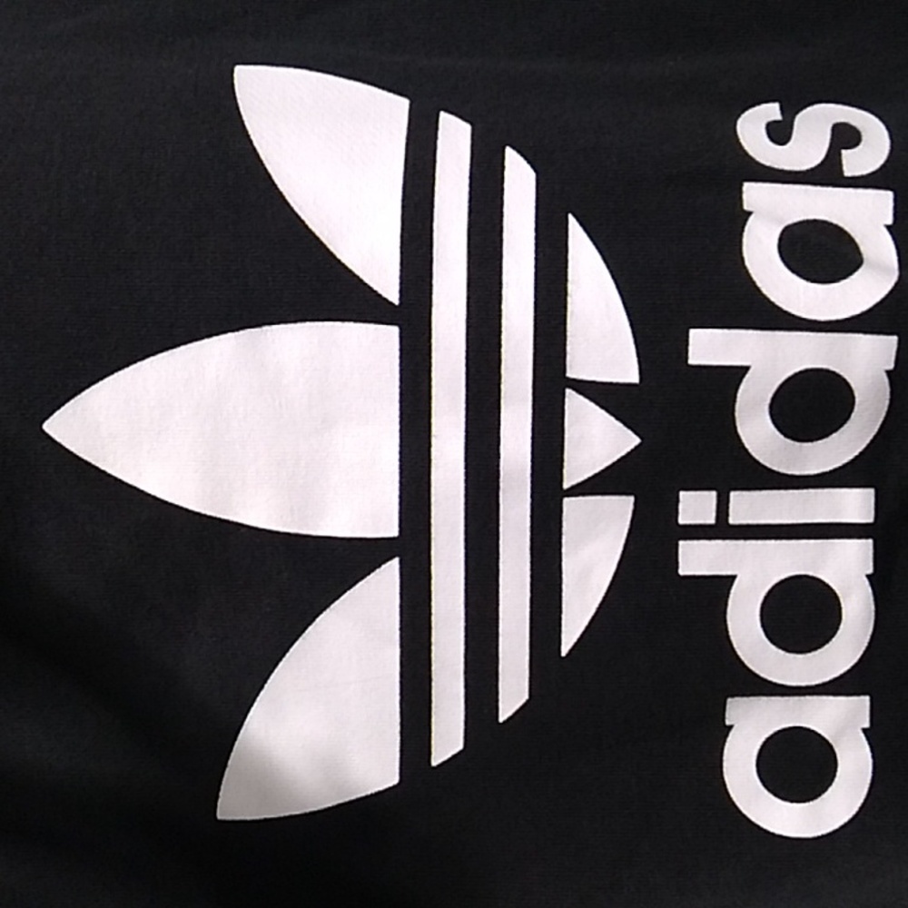SALE! Adidas Crop/Boxy Hoodie Gently Worn Sz.L (A-75) - Picture 3 of 11